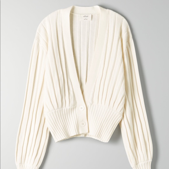 Aritzia Sweaters - FREE ITEM - Wilfred Thais Cardigan (WITH STAINS)